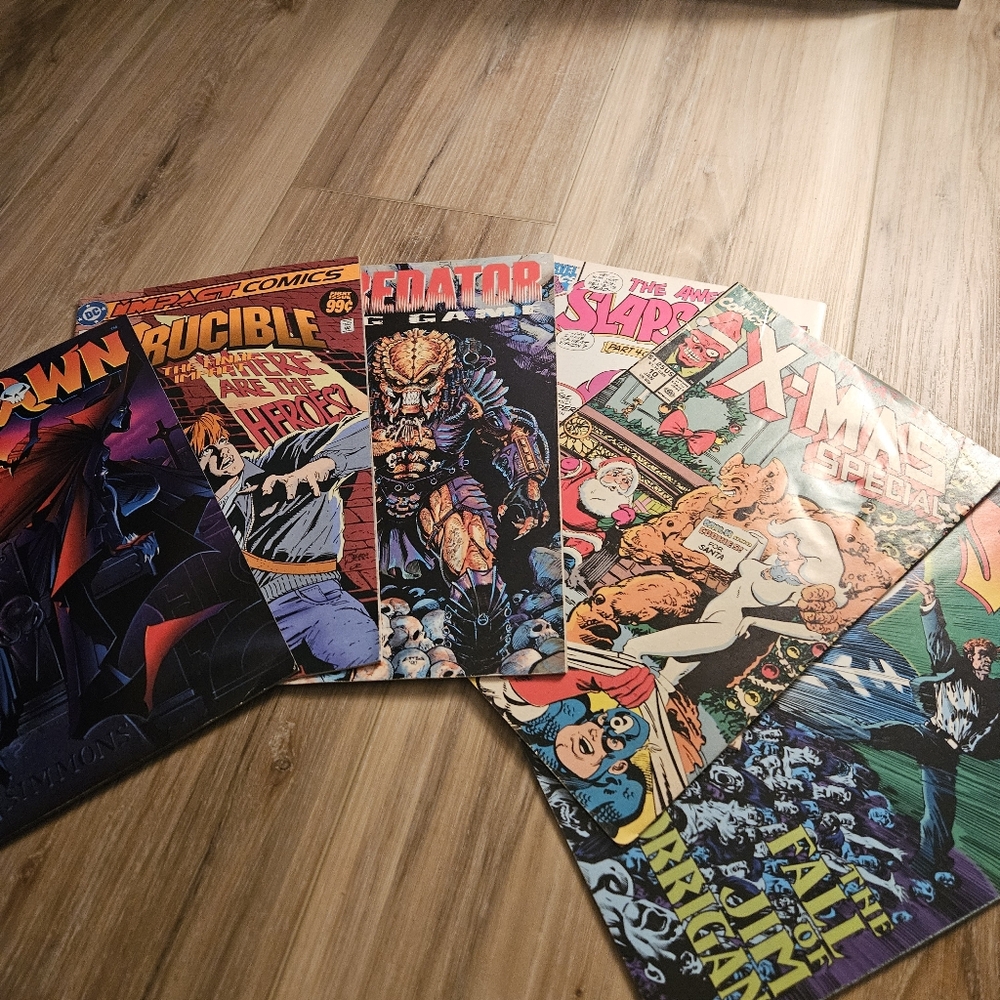 Vintage Comic book collection Areange Of Comic Books Comic Book Lot